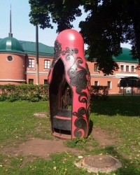 Металлическая матрешка в г.Сергиевом Посаде