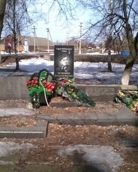 Памятник Е. И. Зеленко в с.Анастасьевка