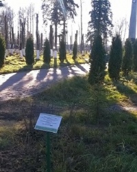 Аннотационная доска в сквере д. Демихово (г.о. Орехово-Зуево, Московская область)