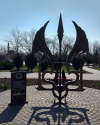 Памятник погибшим морякам-пограничникам и катеру BG-119 в г.Мариуполь (Приморский район)