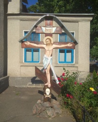 Поклонный крест в честь Успения Пресвятой Богородицы в п.г.т. Машевка
