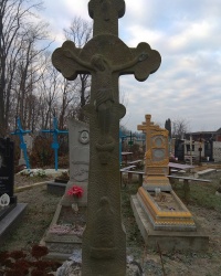 Поклонный крест на Забелинском кладбище в г.Полонное