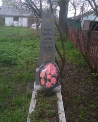Могила Д.И.Лютого в с.Романовка