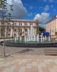 Фонтан на Крестовоздвиженской площади в г.Тула (Центральній район)