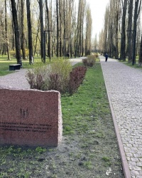 м. Київ. Алея мучеників в Бабиному Яру.