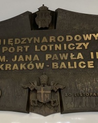 м. Краків. Анотаційна дошка в аеропорту Баліце.