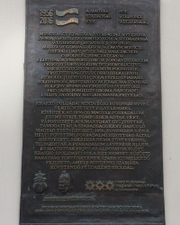 м. Краків. Меморіальна дошка в пам'ять угорського повстання 1956 року.