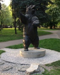 м. Краків. Пам'ятник ведмедю Войтеку.