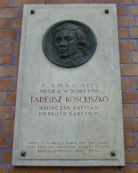 м. Краків. Меморіальна дошка Тадеушу Костюшко.