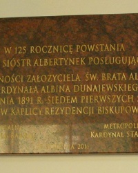м. Краків. Меморіальна дошка на честь ордену сестер-альбертинок.