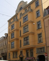 м. Рига. Будинок № 44 по вул. Александра Чака.