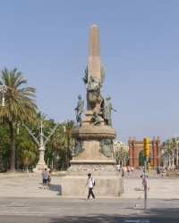 м. Барселона. Пам’ятник Франческо Ріусу-і-Таулету.