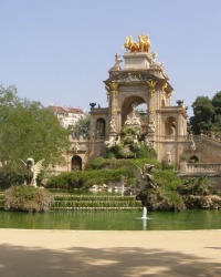 м. Барселона. Каскад в парку Цитадель.