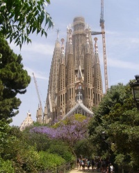 м. Барселона. Площа Саграда Фамілія.