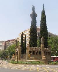 м. Барселона. Пам'ятник Жасінту Вердагеру.