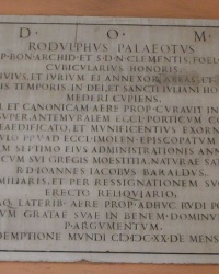 м. Болонья. Меморіальна дошка Родольфо Палеотті.