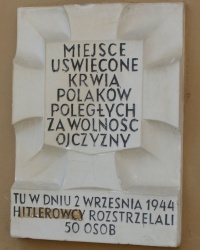 м. Варшава. Пам’ятний знак Тхорка на Замковій площі.