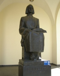м. Вільнюс. Пам’ятник Кристіонасу Донелайтісу.