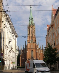м. Рига. Стара церква Гертруди.