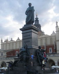 м. Краків. Пам'ятник Адамові Міцкевичу 