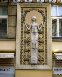 м. Прага. Аннотаційний знак на вул. Короповій.