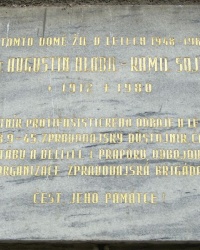 м. Прага. Меморіальна дошка Августину Гладілу.
