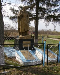 с. Томашівка. Пам'ятний знак загиблим односельцям.