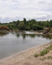 Разрушенная плотина в Белоусово