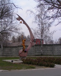 Памятник чернобыльцам в поселке Пересечное