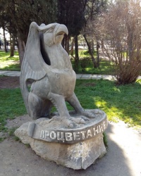 Аллея искусств в городе Алушта