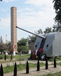 Памятник 54-й береговой батарее в Николаевке Симферопольского р-на