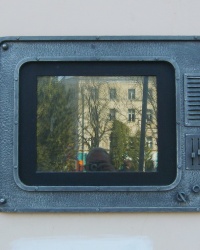 Памятный знак - телевизор Игорю Пелиху в Тернополе
