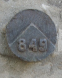 Репер №849 на ул. Димитрова в Запорожье