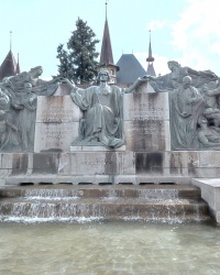 Фонтани Берна. Пам'ятник телеграфу