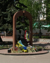 Памятный знак Чернобыльской трагедии в Коростене