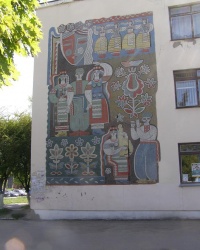 Мозаичное панно в Коростене