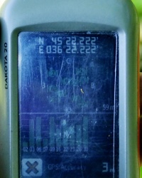 N 45º 22.222' E 36º 22.222'